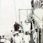 Der Fürst von Travancore geht von Bord