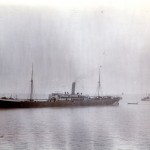 Gneisenau030a Dampfer "Silesia" auf dem Yangtsekiang, China