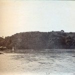 Gneisenau037a Einfahrt bei Chimonosecki, Japan