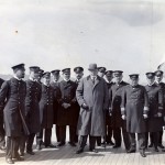Gneisenau037d Gesandter, Graf Rex und Offizierkorps von "Gneisenau"