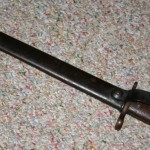 1897 Krag Bayonet in Scabbard with Belt Clip