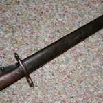 1897 Krag Bayonet in Scabbard (Top)