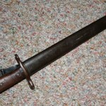 1897 Krag Bayonet in Scabbard (Top)