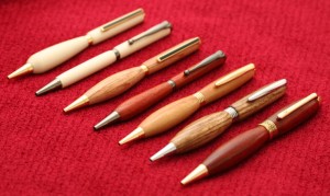 Turned Wooden Pens