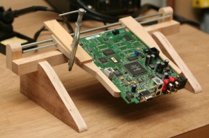 DIY Wooden PCB Clamp