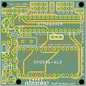 Arduino-compatible SP0256-AL2 Speech Synthesizer