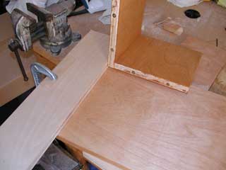Setting the placement of bridge support feet.