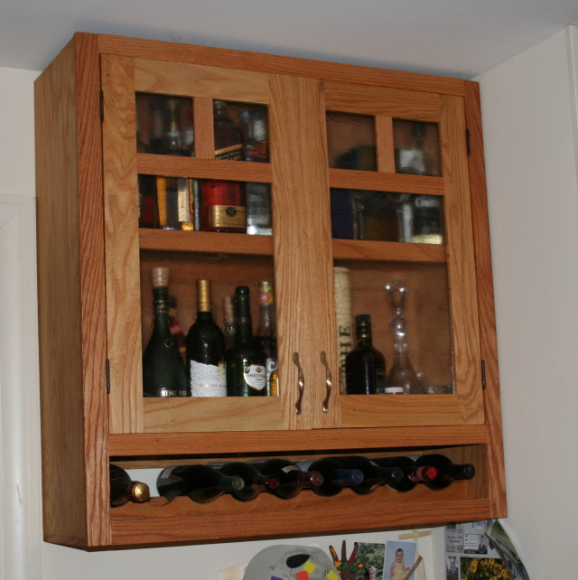 Oak Liquor Wine Cabinet Thefrankes Com