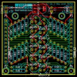 PCB for 12-channel Bidirectional Logic Level Shifter